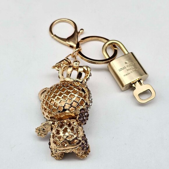 Authentic Louis Vuitton Lock & Key with unbranded Bagcharm, Keycharm, Keychain - Picture 4 of 7